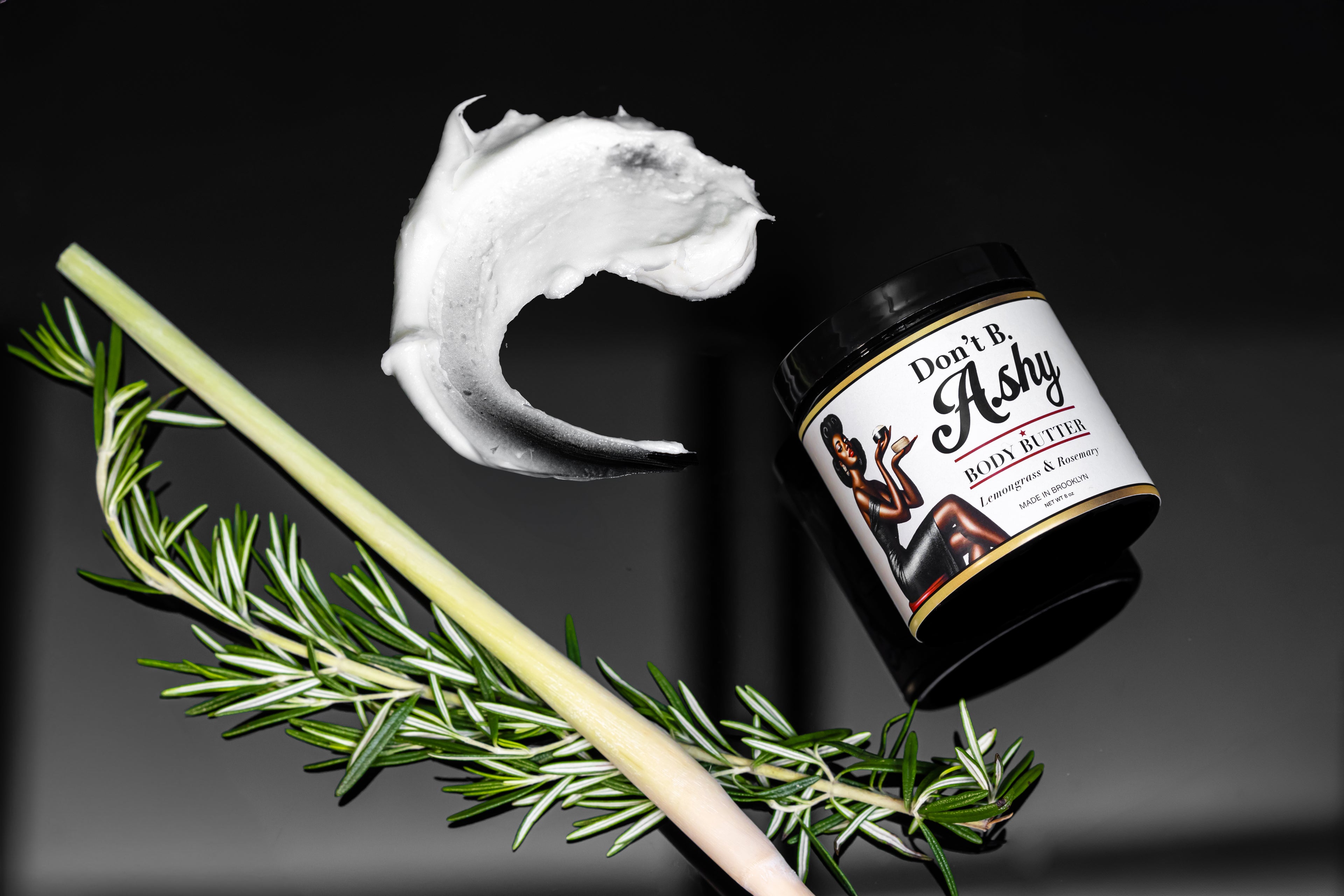 BODY BUTTER | Lemongrass & Rosemary — Ancestral Luxury | Shea & Cocoa Butter | Energizing Moisture | Handcrafted in Brooklyn | Don't B. Ashy