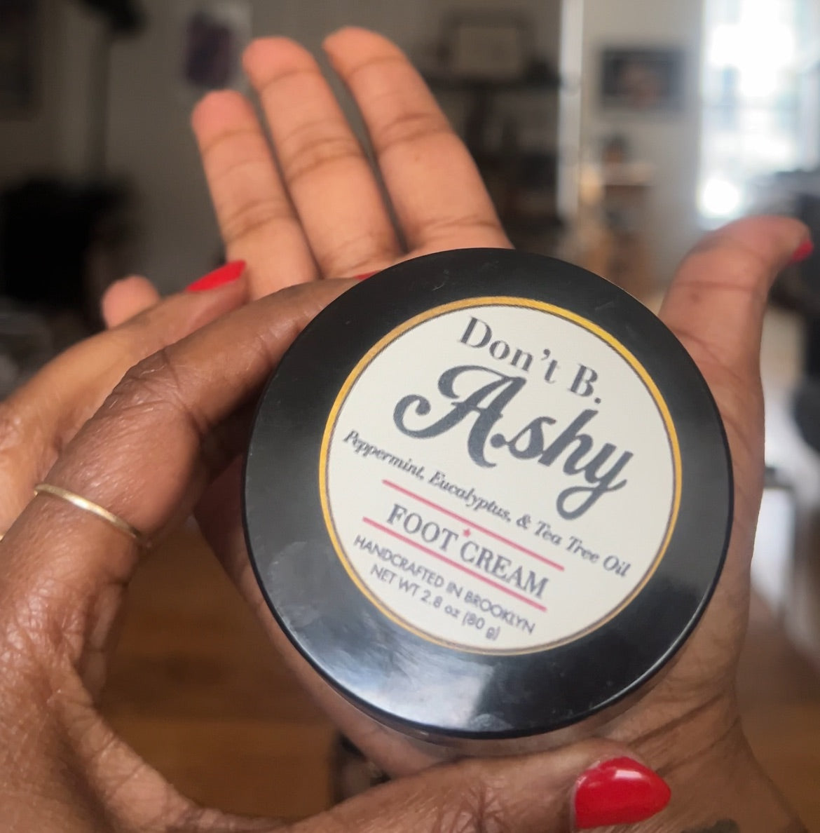 FOOT CREAM | Peppermint, Eucalyptus & Tea Tree | Deep Moisture | Softening Heel Cream | Handcrafted in Brooklyn | Don't B. Ashy