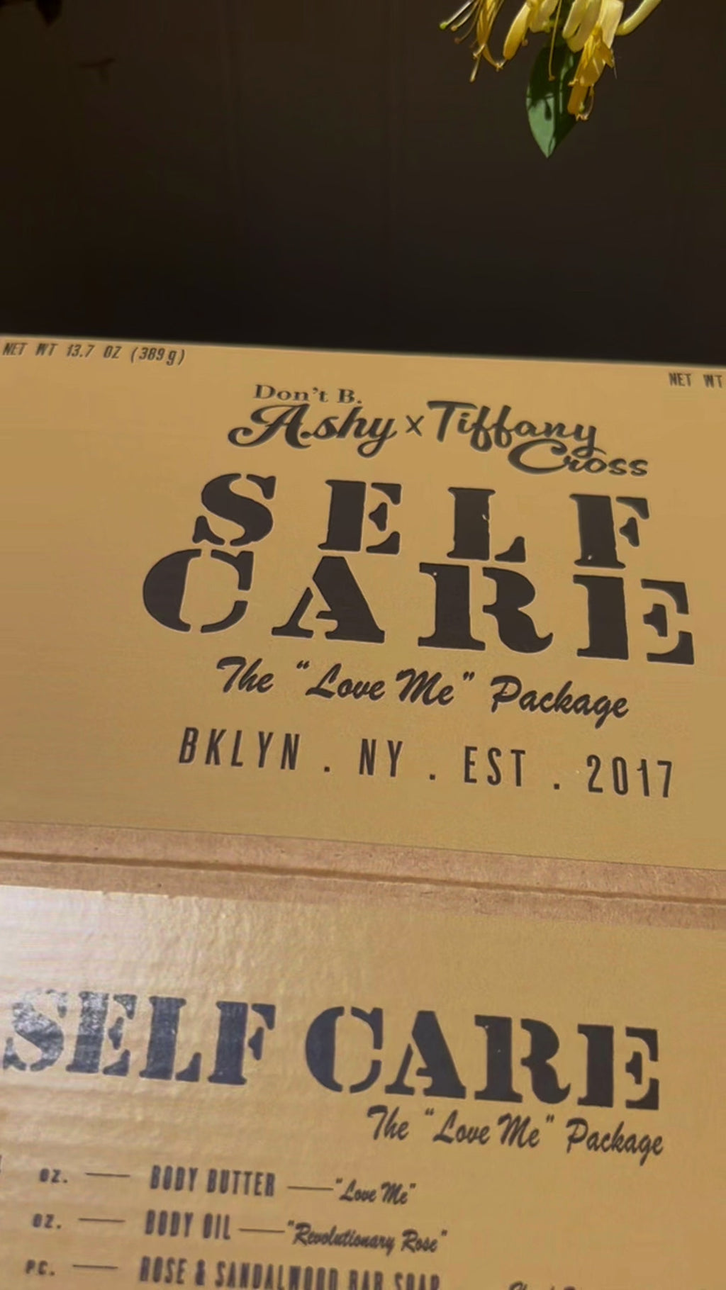 Love, Me SELF CARE KIT - Don't B. Ashy x Tiffany Cross